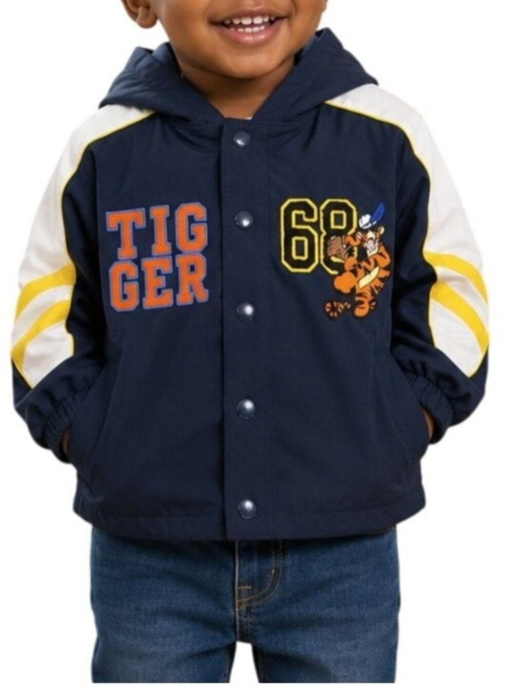 Disney Boys Size 2T Jacket Hooded Winnie The Pooh Tigger 100 Acre Collection